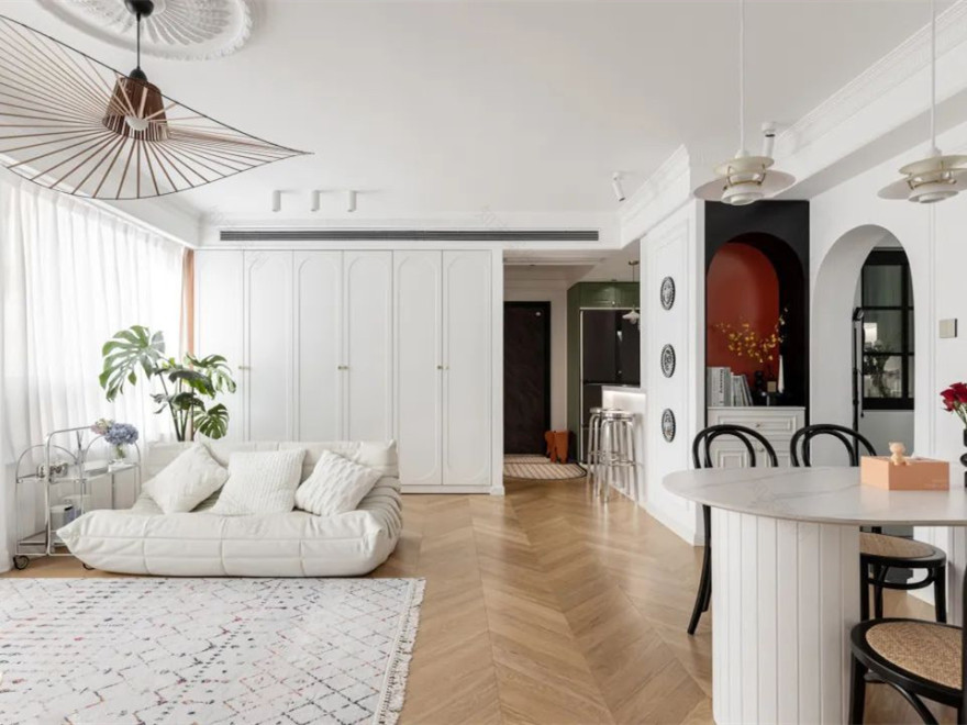 上海两娃的 120㎡浪漫法风家庭丨中国上海丨犀宅原创设计-3