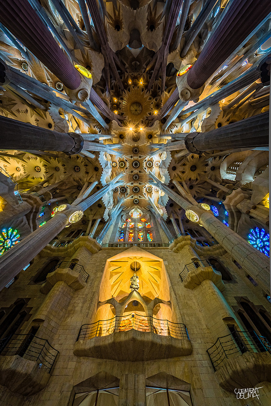 圣家堂（Sagrada Familia）天花板设计丨西班牙巴塞罗那丨安东尼·高迪（Antoni Gaudí）等-10