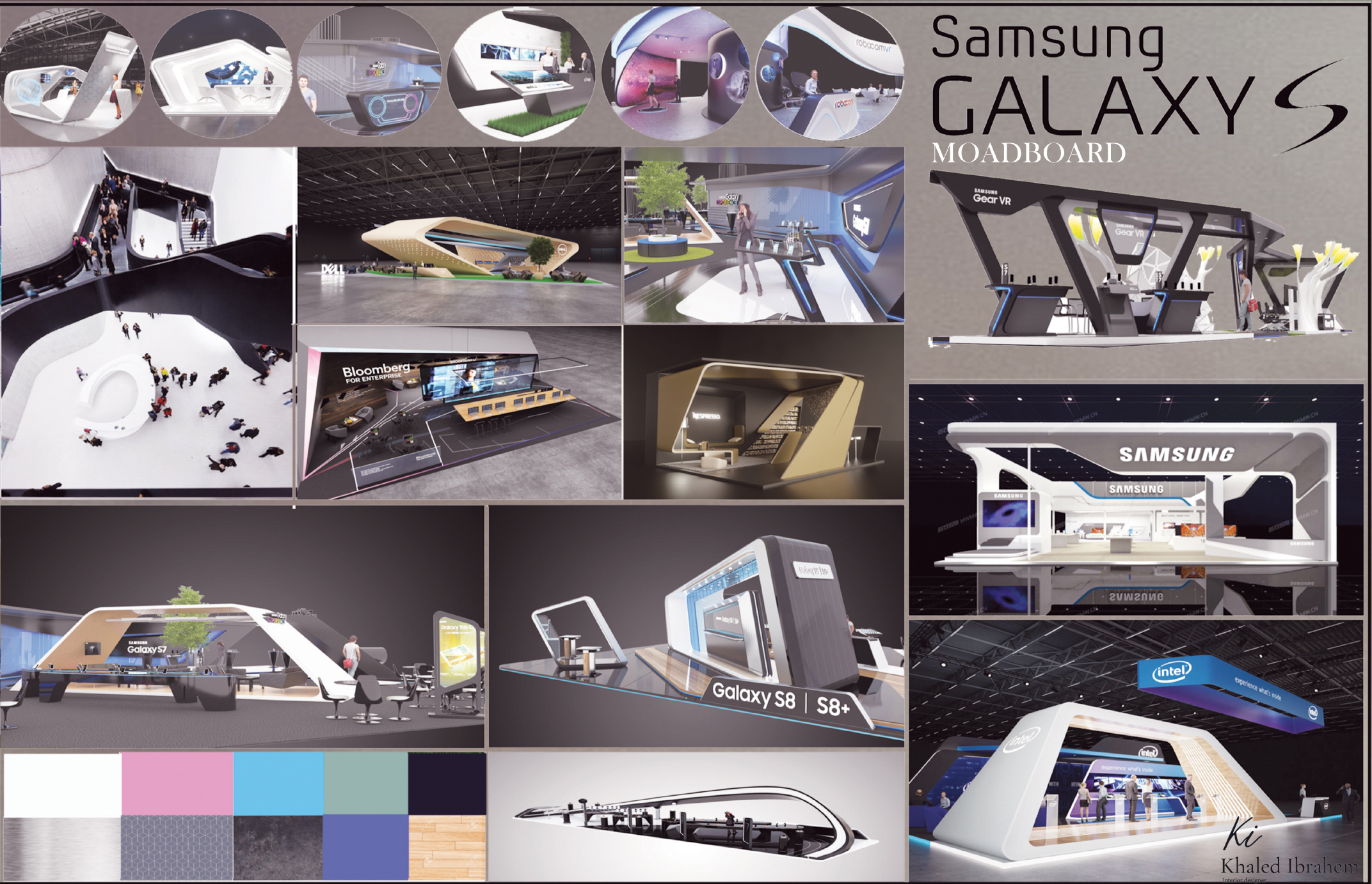 三星展览展台设计丨KHALED IBRAHEIM-23