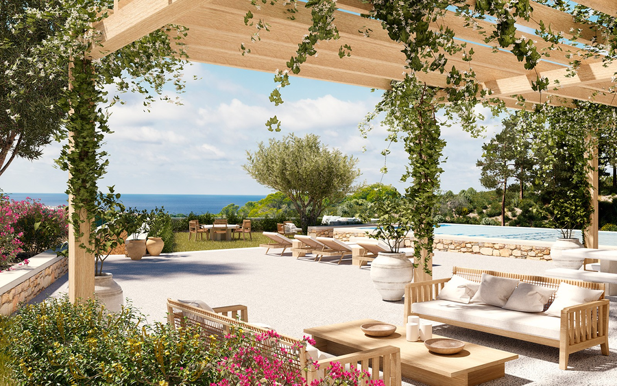 18 位建筑大师的伊维萨岛私人别墅设计,自然融入奢华-108
