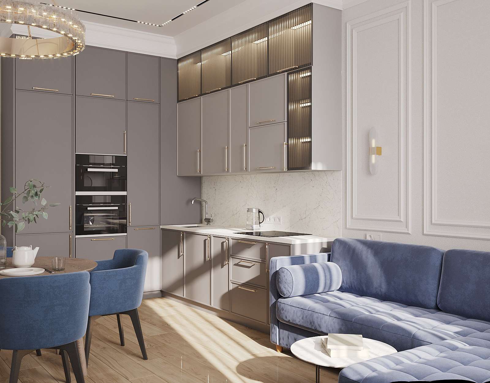 现代经典小户型公寓丨俄罗斯莫斯科丨Katerina Russkih-11