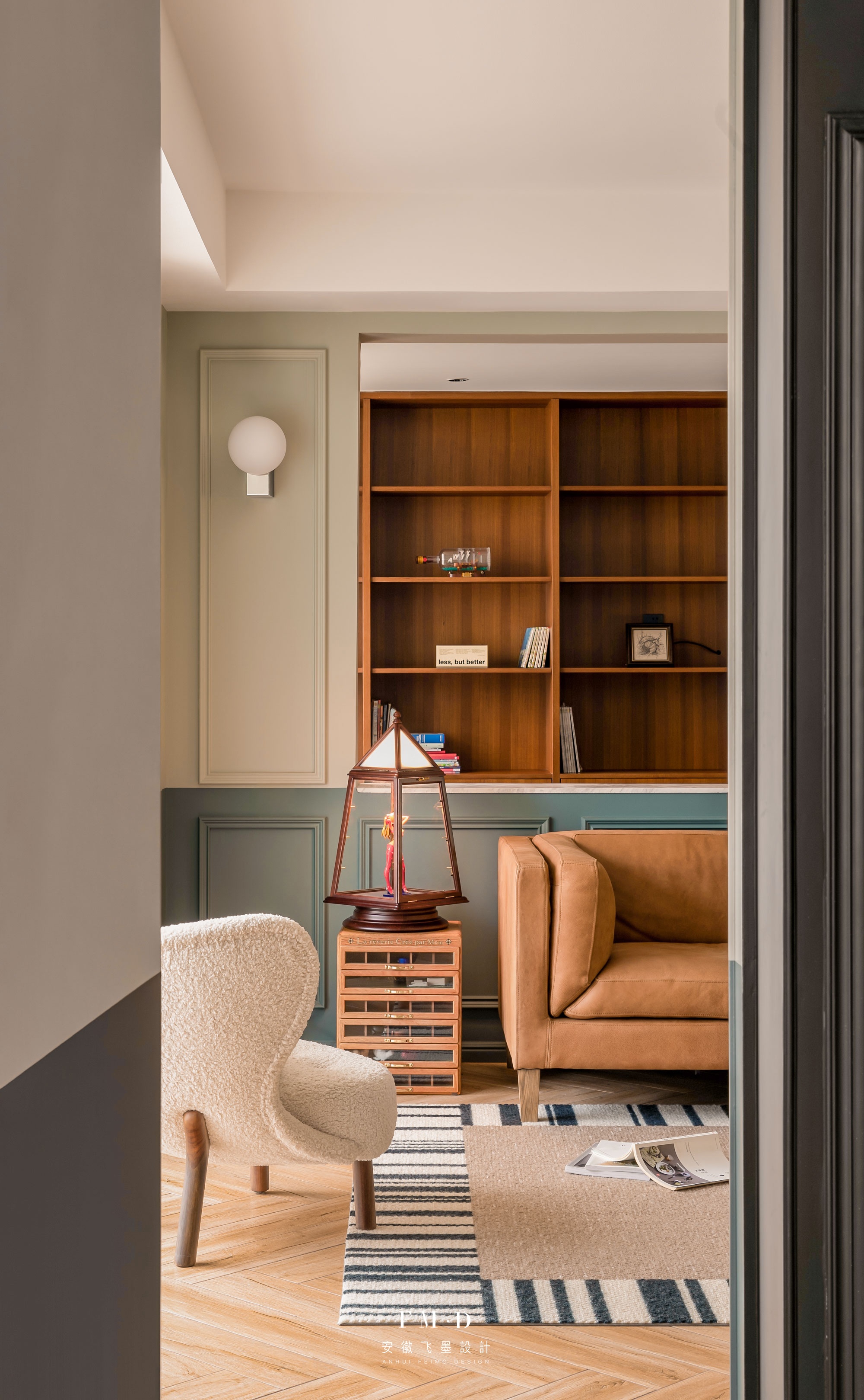 《盛夏》复古北欧风家居设计丨中国合肥丨安徽飞墨设计-31