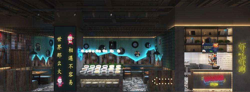 虾吃虾涮重庆涪陵店（火锅店）-术御设计-3