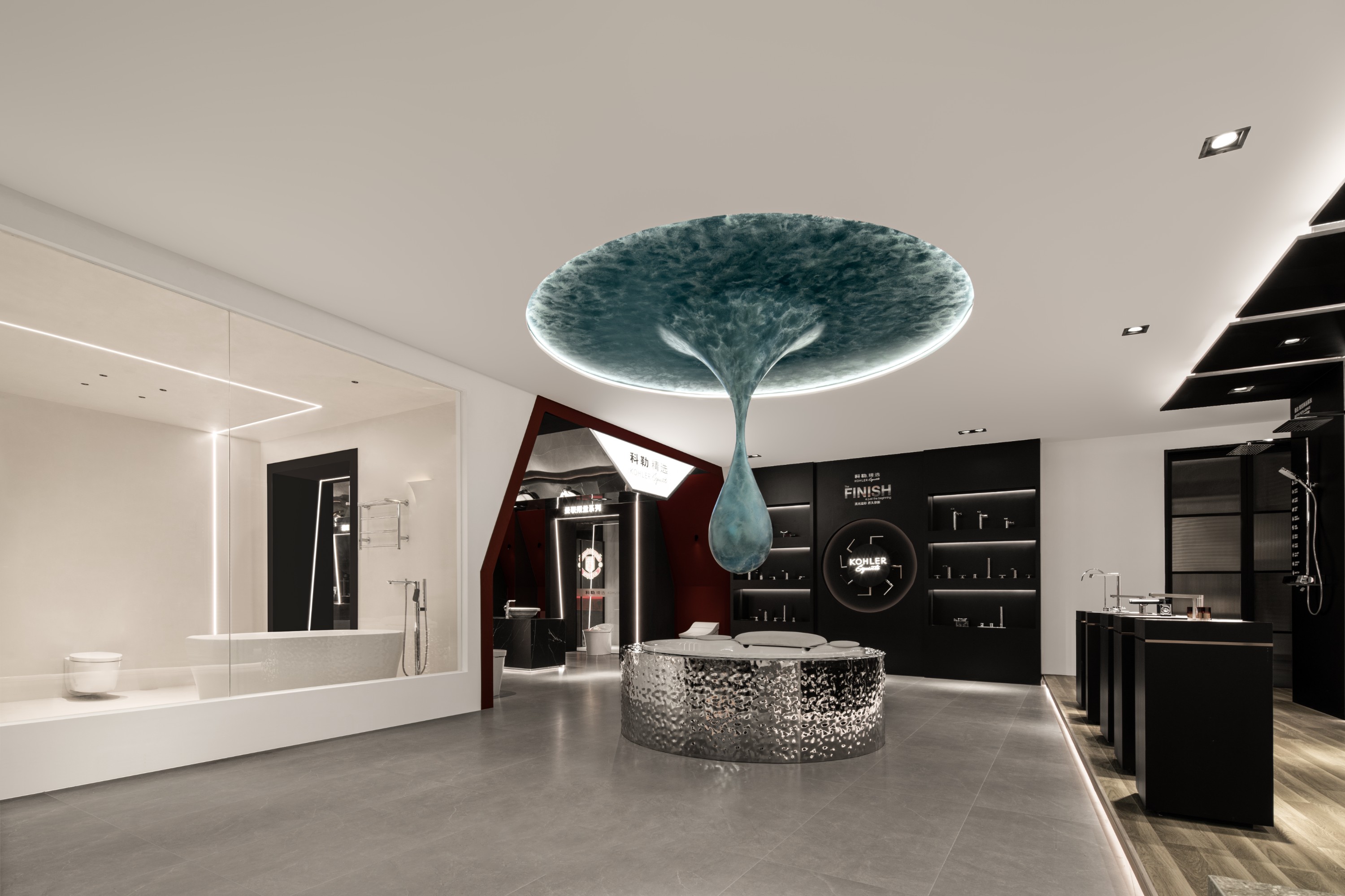 科勒精选卫浴旗舰展厅丨中国金华丨涵舍空间设计-8