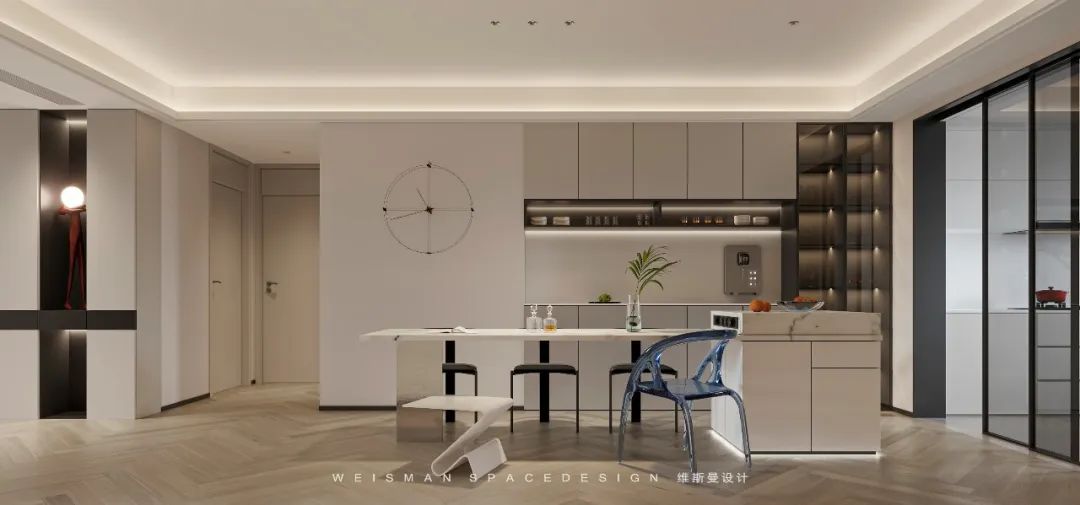 苏州览月阁极简大平层设计丨中国苏州丨苏州维斯曼全案设计-21