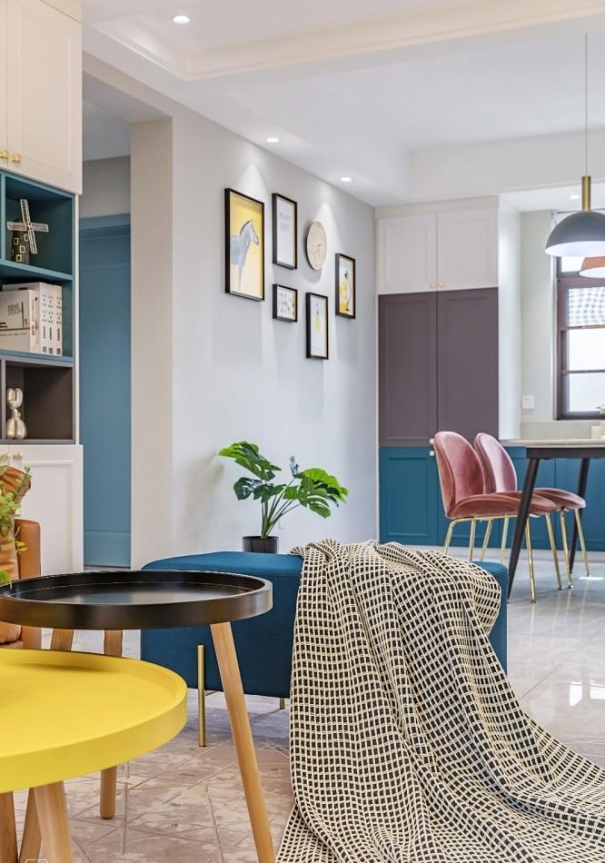 平层丨云端点墨设计丨 - 悦然奇城（实景）-12