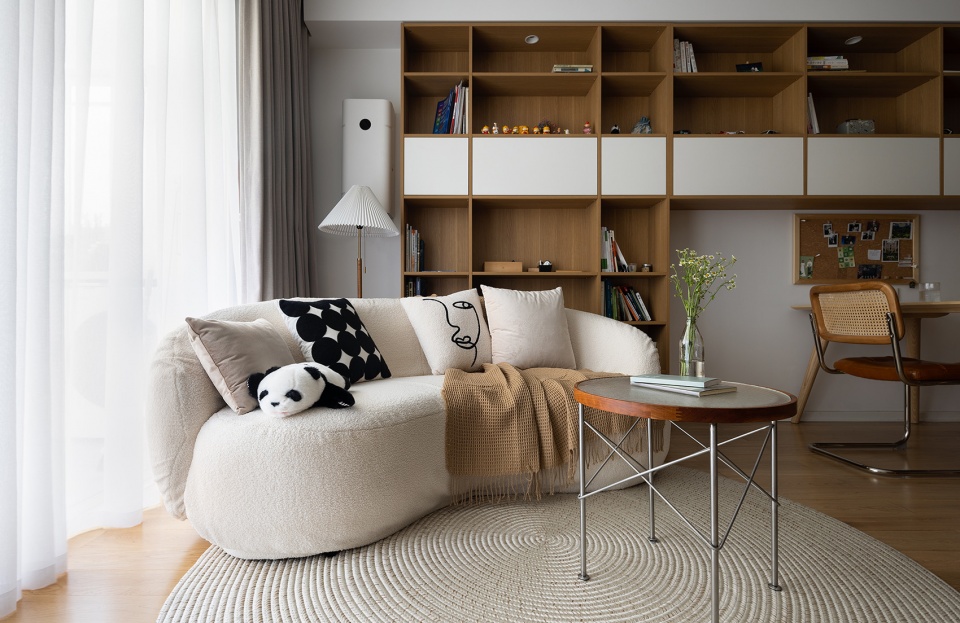 抽象美学融入景观设计师婚房,拓扑几何打造诗意空间-20