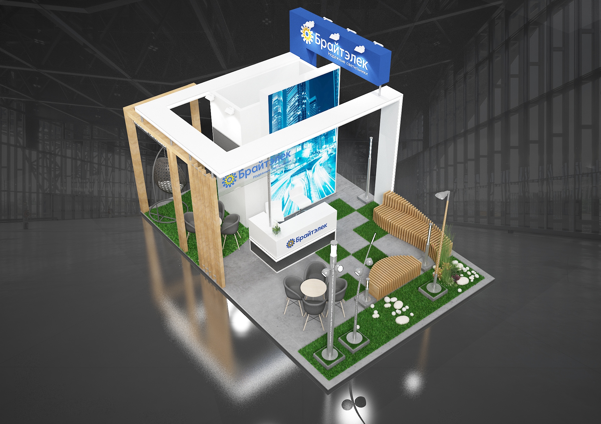 BRIGHTELEC exhibition stand INTERLIGHT'2023-6