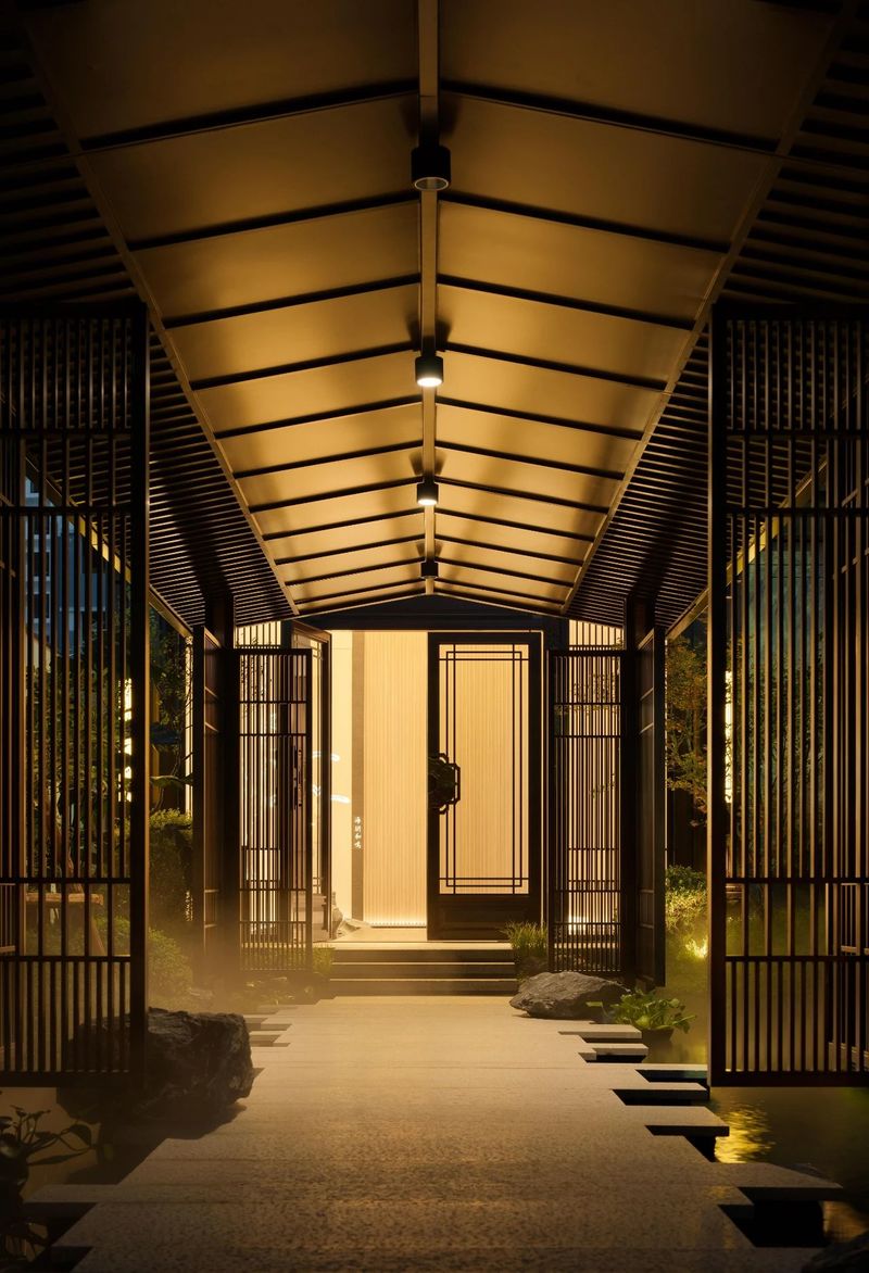 厦门建发·海玥和鸣营销中心 | 现代简约遇上东方美学-6