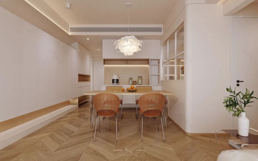 广州坤尚设计 118㎡原木风家居丨中国广州-17