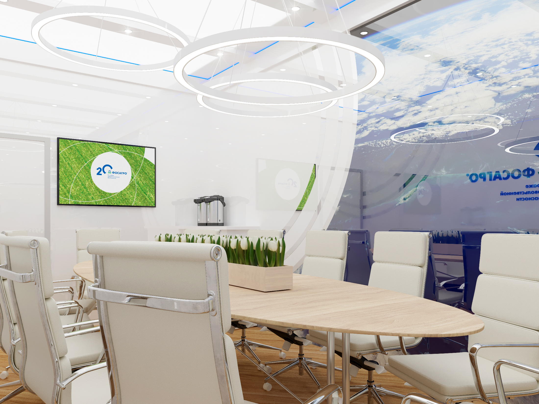 Выставочный стенд ФОСАГРО для ПМЭФ-21, 100 кв.м-11