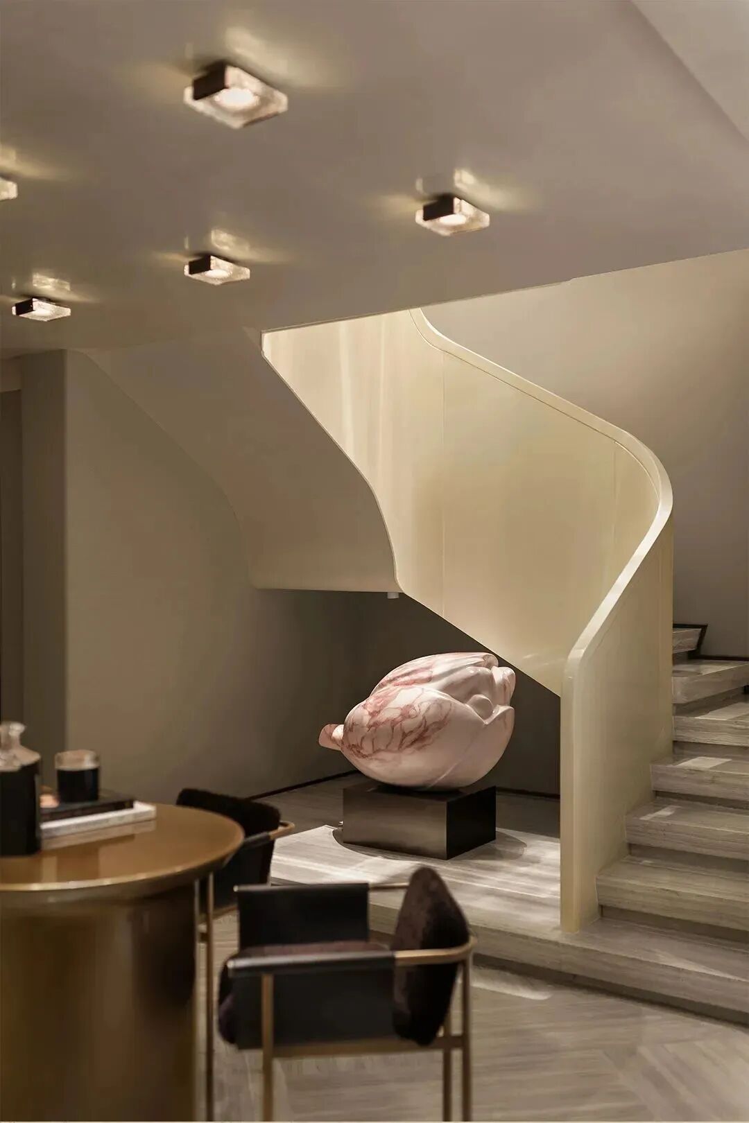 上海334㎡轻奢复古风家居空间丨中国上海-24