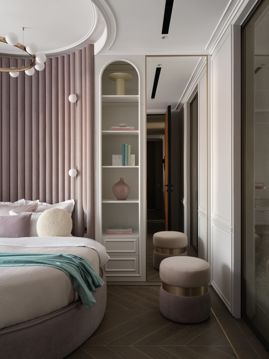 家庭奢华:适合家庭的公寓精美内饰设计-23