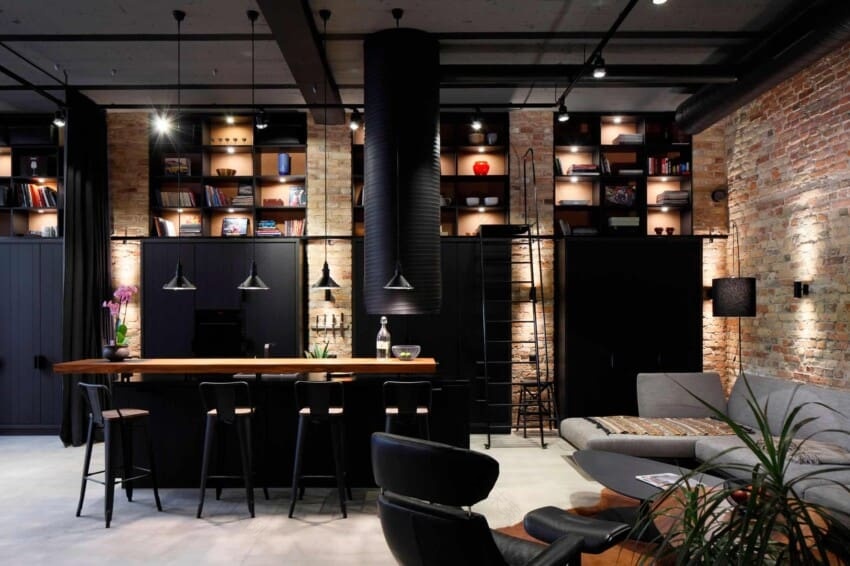 OPEN AD - Architecture and Design Creates an Industrial Chic Apartment in Riga, Latvia-2