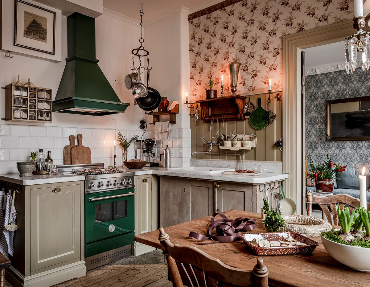 复古瑞典公寓,时光之旅的魅力住所-3