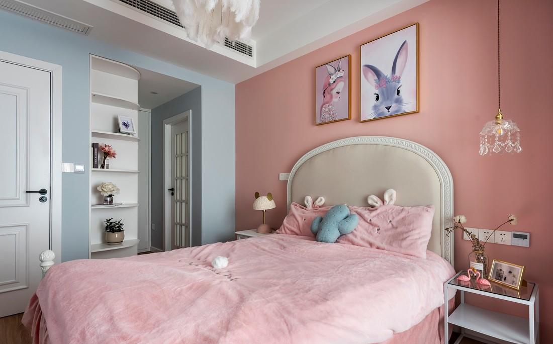 重庆初晨设计 · 童话粉色调平层空间-47