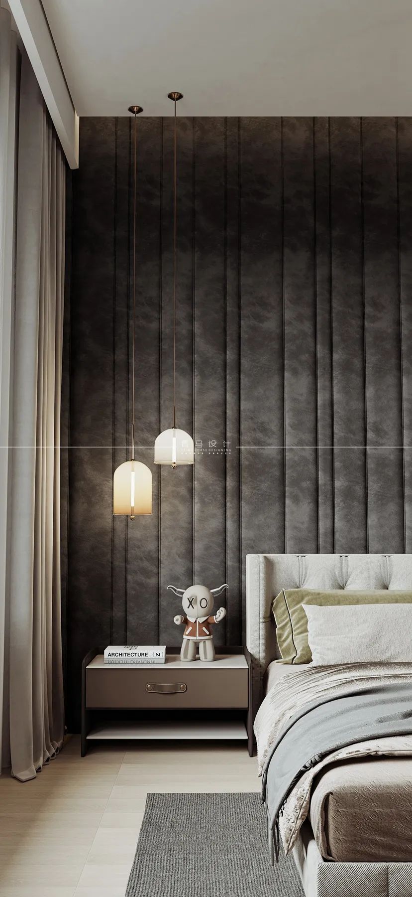 未央金茂府现代轻奢下叠别墅设计丨中国西安丨青马别墅设计-89