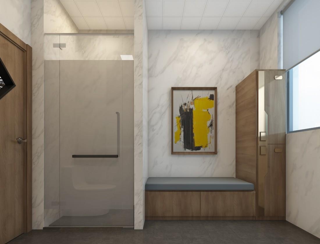 
克莱因设计丨西安搏赢健身工作室 -2