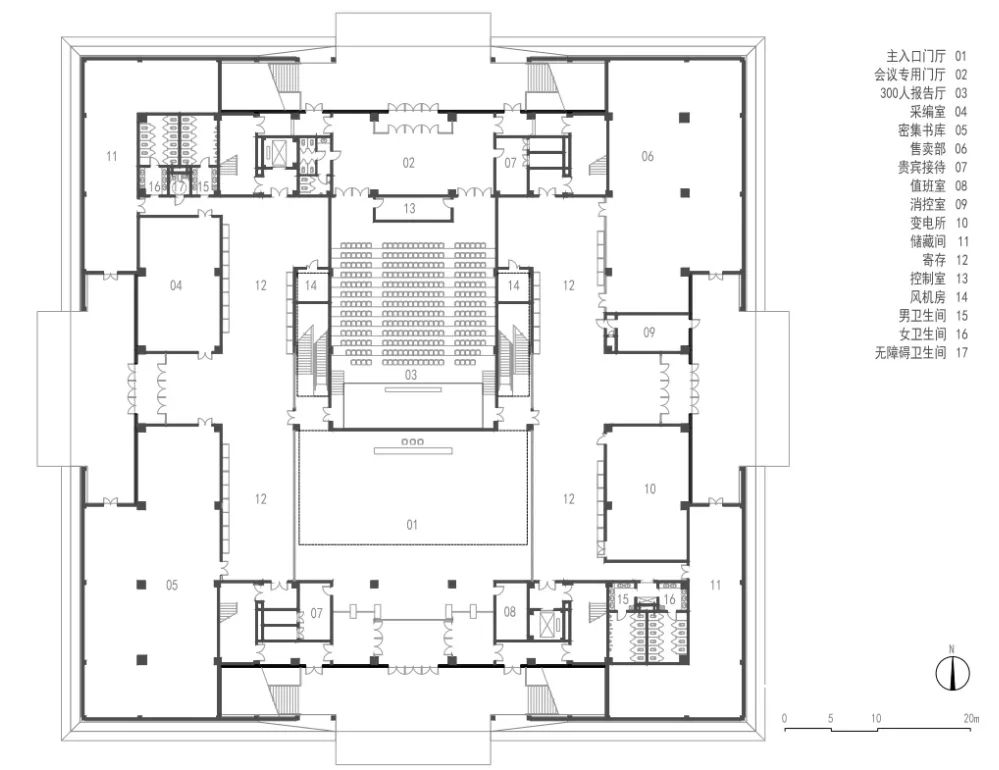 辽宁工程技术大学葫芦岛校区图书馆 | 方圆之间的学术气息-52