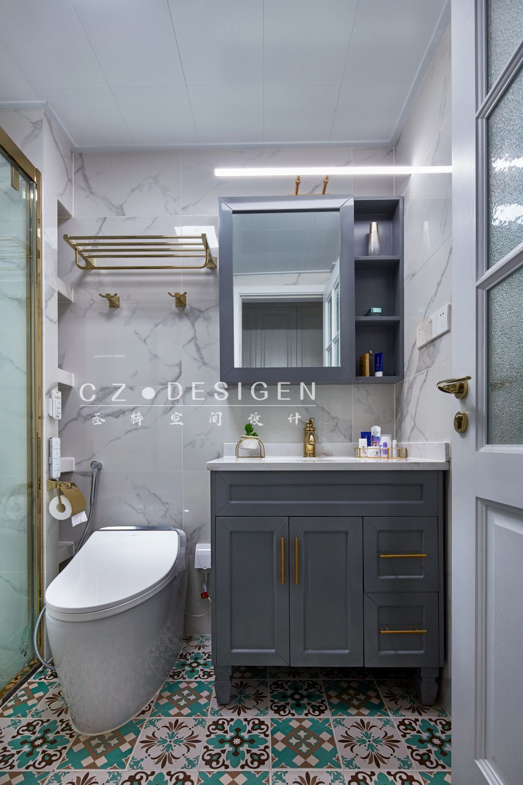 美式轻奢 · 深圳市南山区住宅设计丨中国深圳丨丞梓空间设计-67