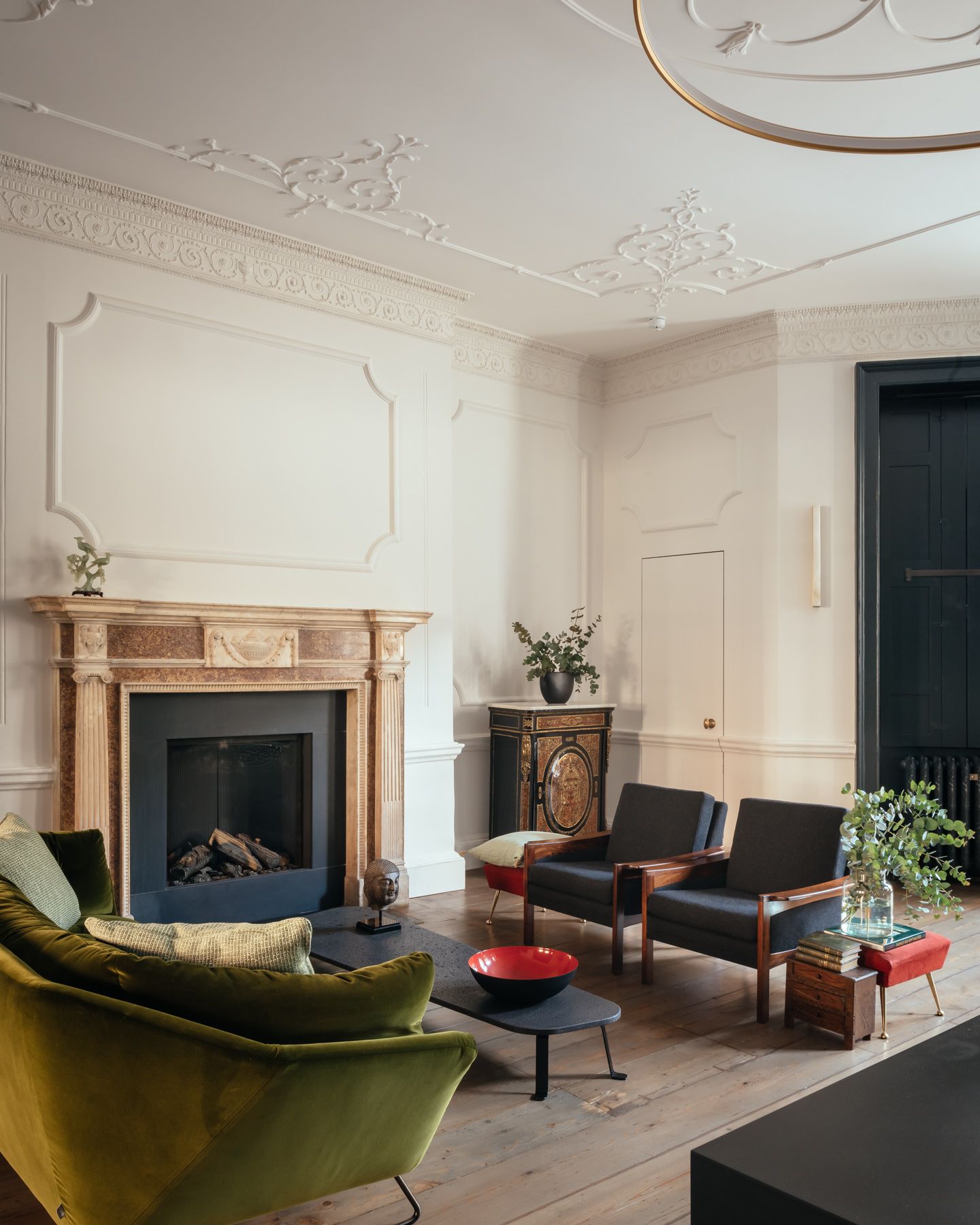 伦敦玛丽勒本经典风格住宅改造丨英国伦敦-7