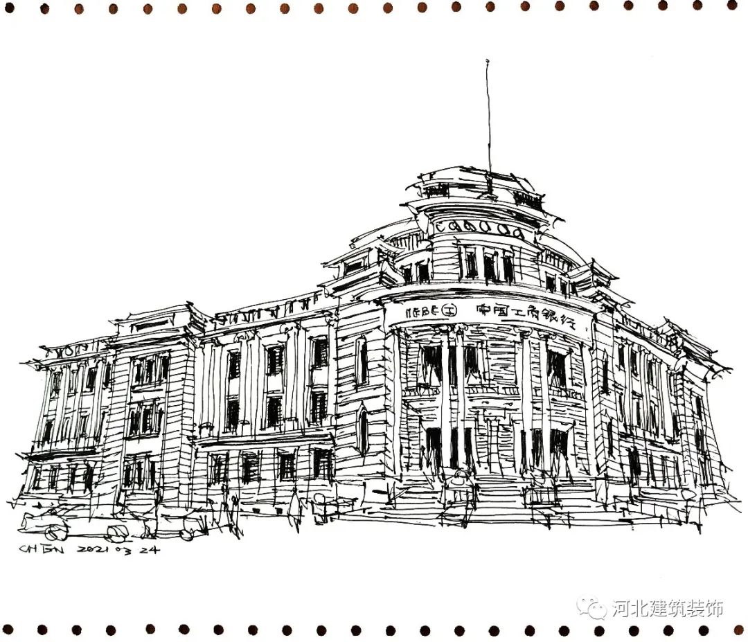 陈力军建筑速写丨中国河北-28