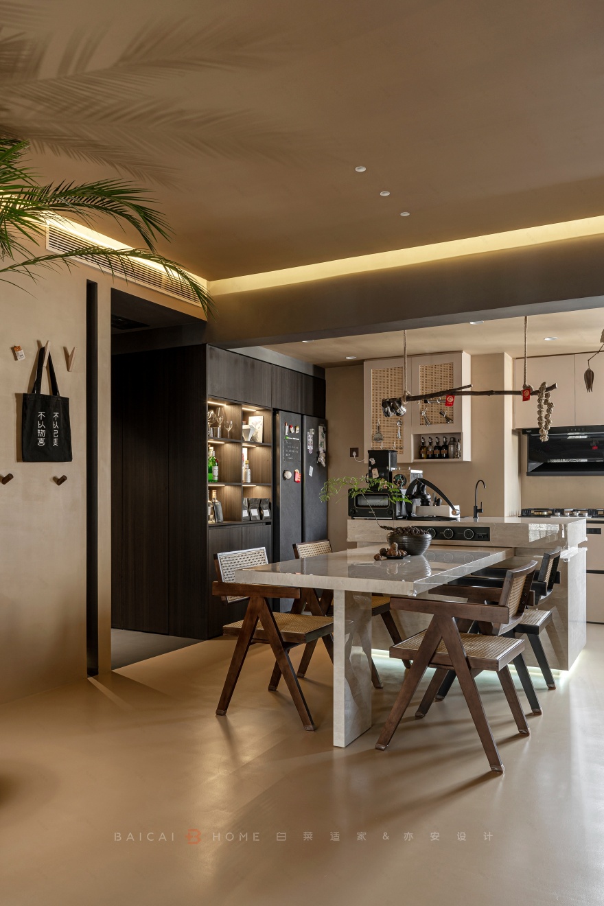 日落而息·咖啡烈酒奶油,华灯初上浪漫如至 · 白菜适家空间设计-47