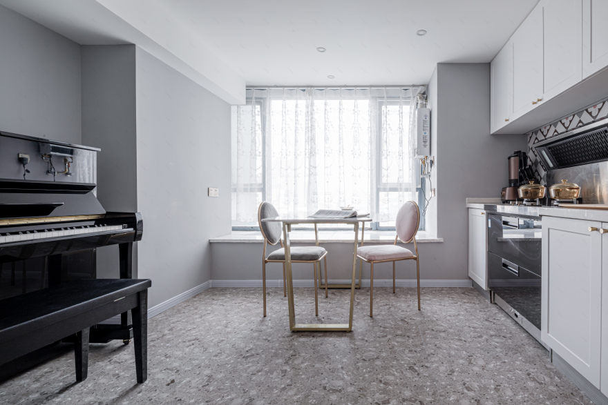 50㎡独居空间,融合琴房、手绘操作台、衣帽间的艺术之家-39