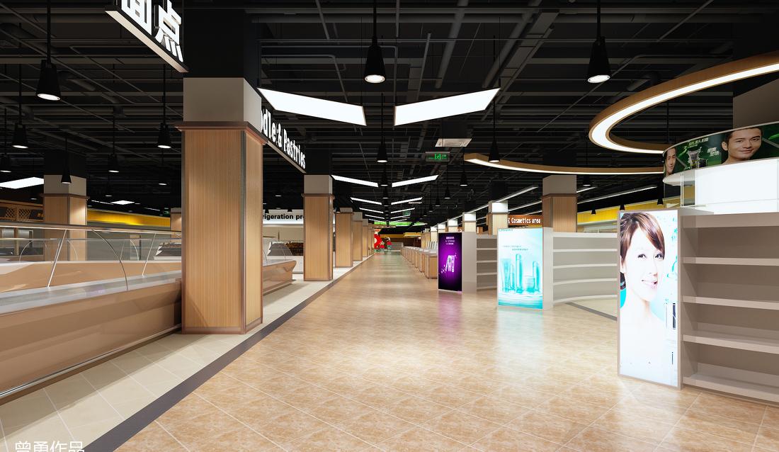 四川宜宾某连锁超市室内设计-8
