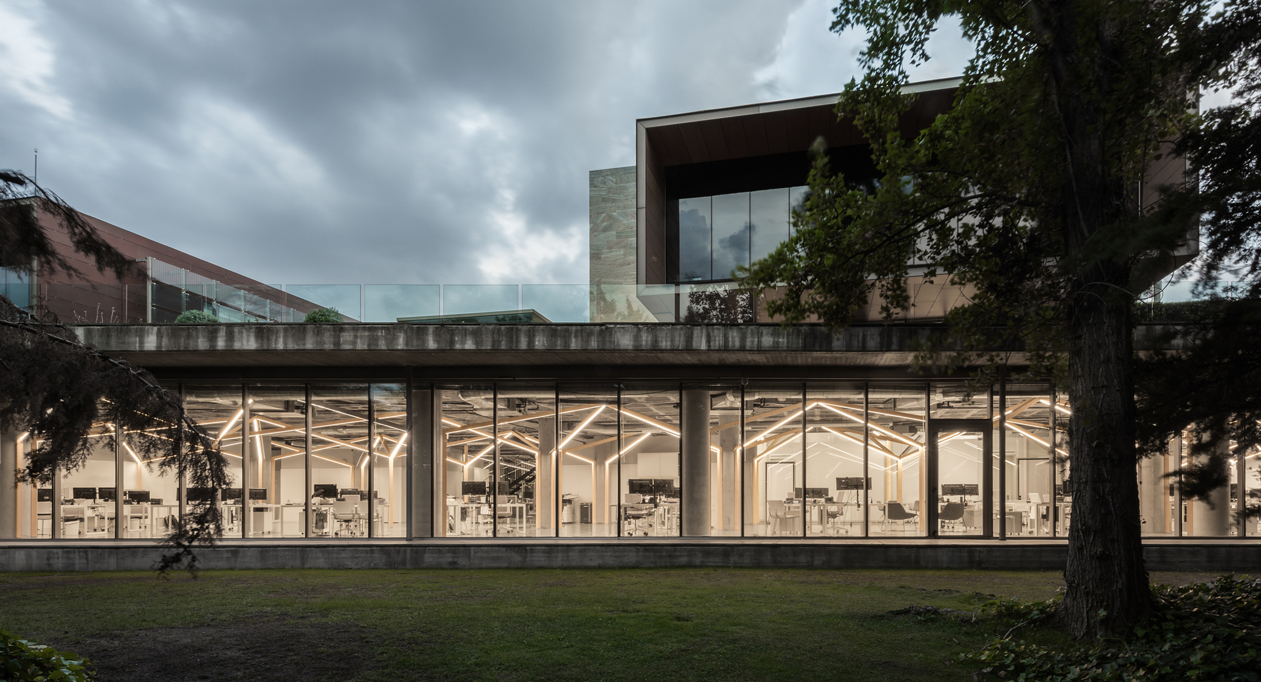 树林中的亮丽办公室-0