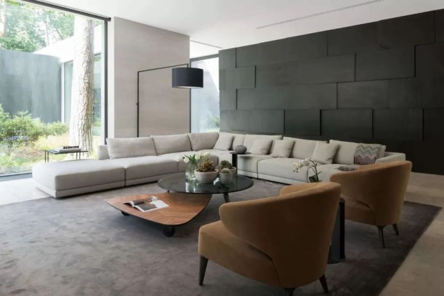 莫斯科郊区别墅,极简美学与自然融合的典范-37