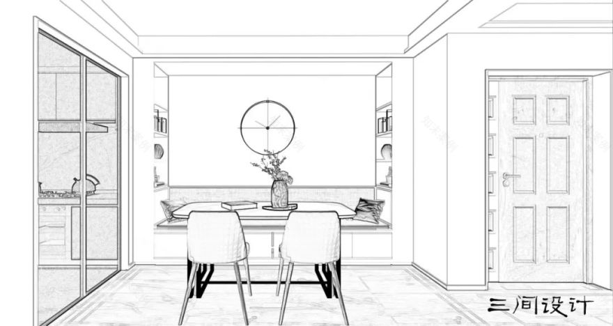 融侨观邸│三間设计打造时光深处的优雅空间-13