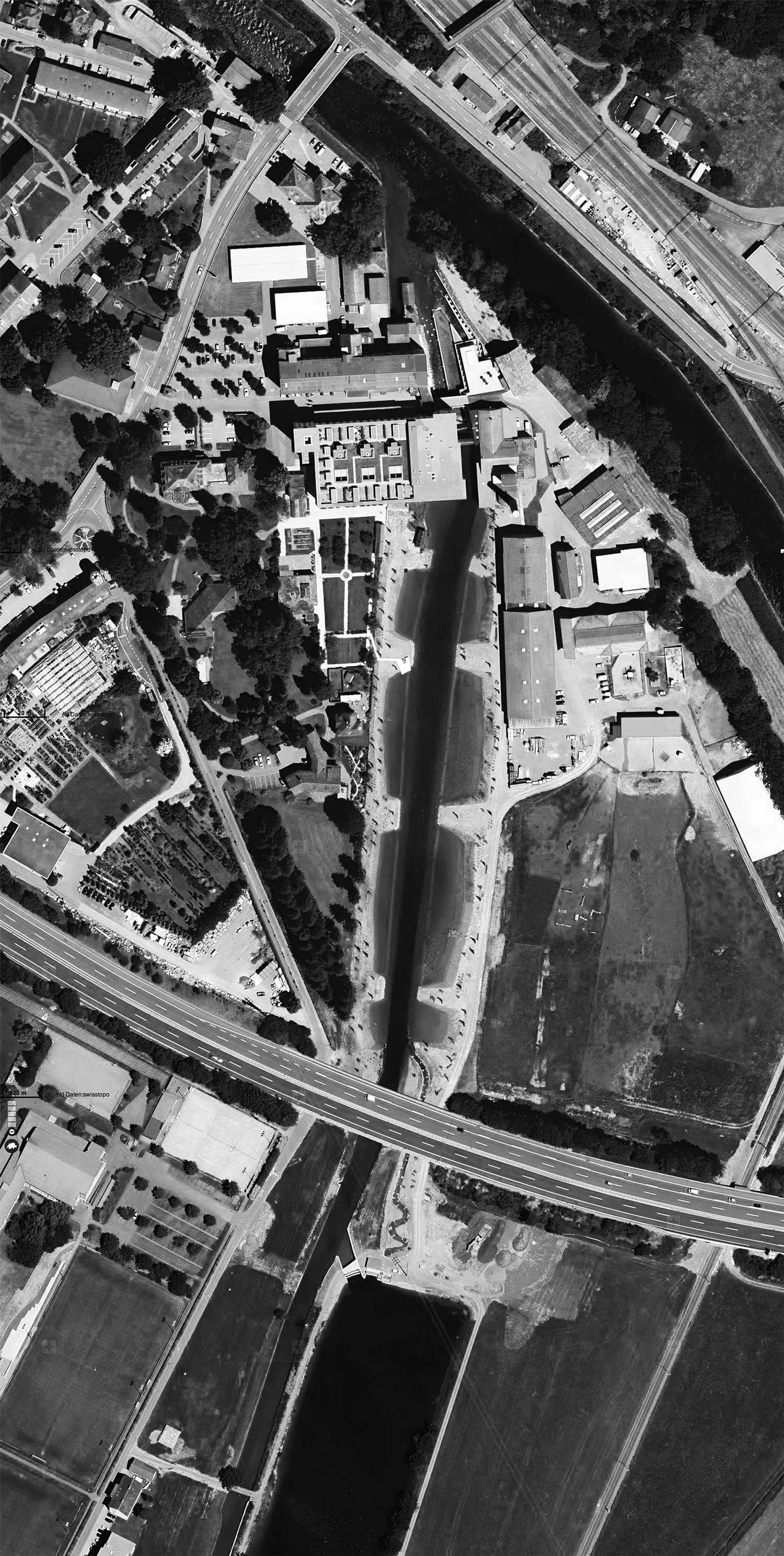 瑞士工厂池塘的绿色重生-9