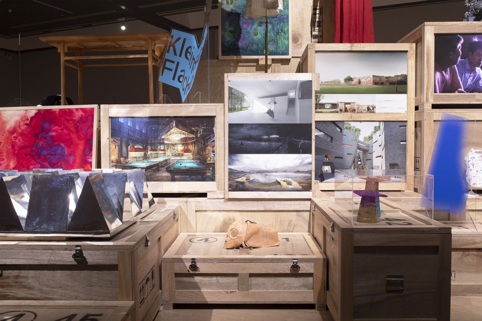 湖北美院百年文献展 | 游牧式展陈设计与可持续展览方案-49