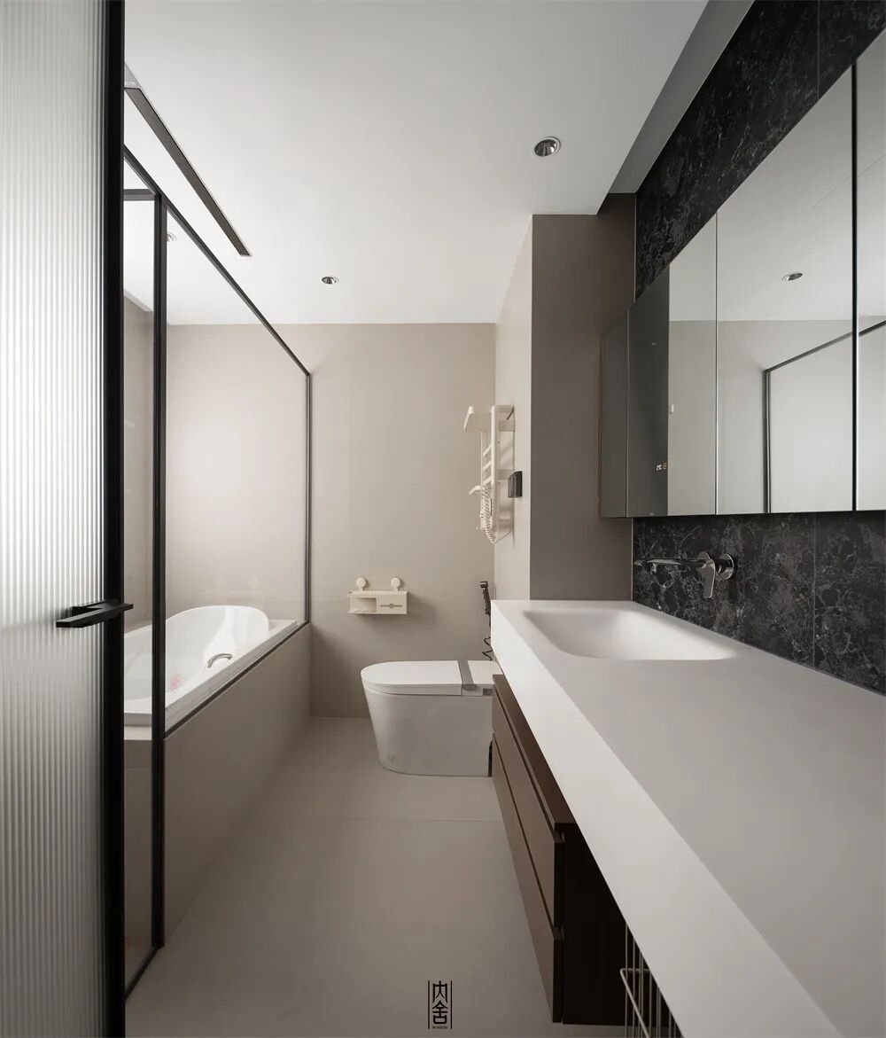 内舍软装丨228㎡现代意式风，不刻意奢华，以质感雅致实现高级感自由！-38