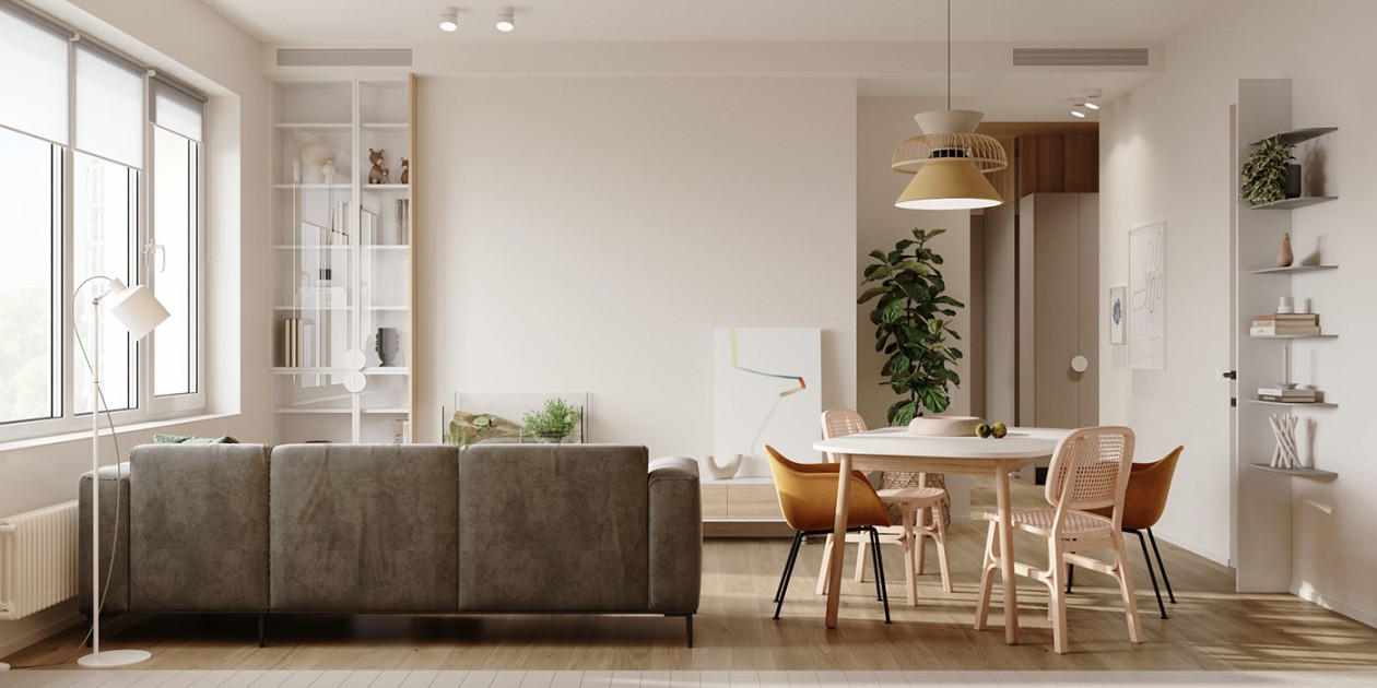 现代原木风平层设计-5