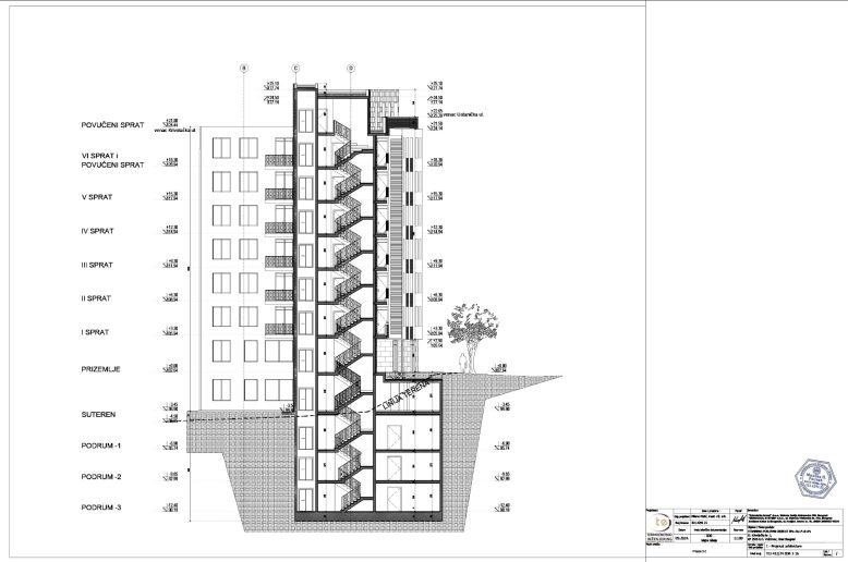 Ustaničke和Krivolačke街角28套公寓楼建设项目丨贝尔格莱德-37