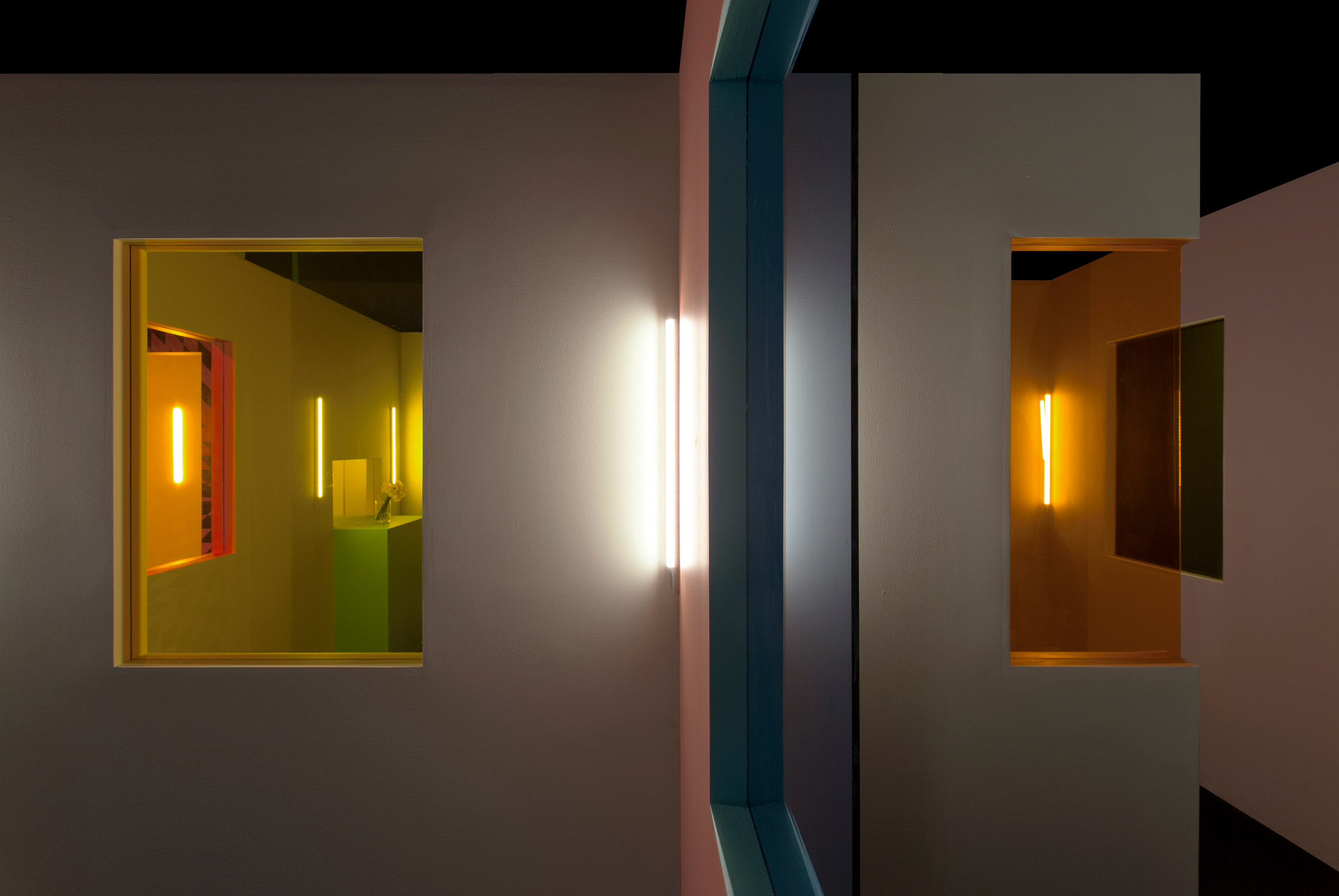 Bold patterns, mirrors and secret doors trick visitors to maze installation in New York-14