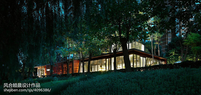 北京丽都花园罗兰湖餐厅丨中国北京丨风合睦晨设计-23