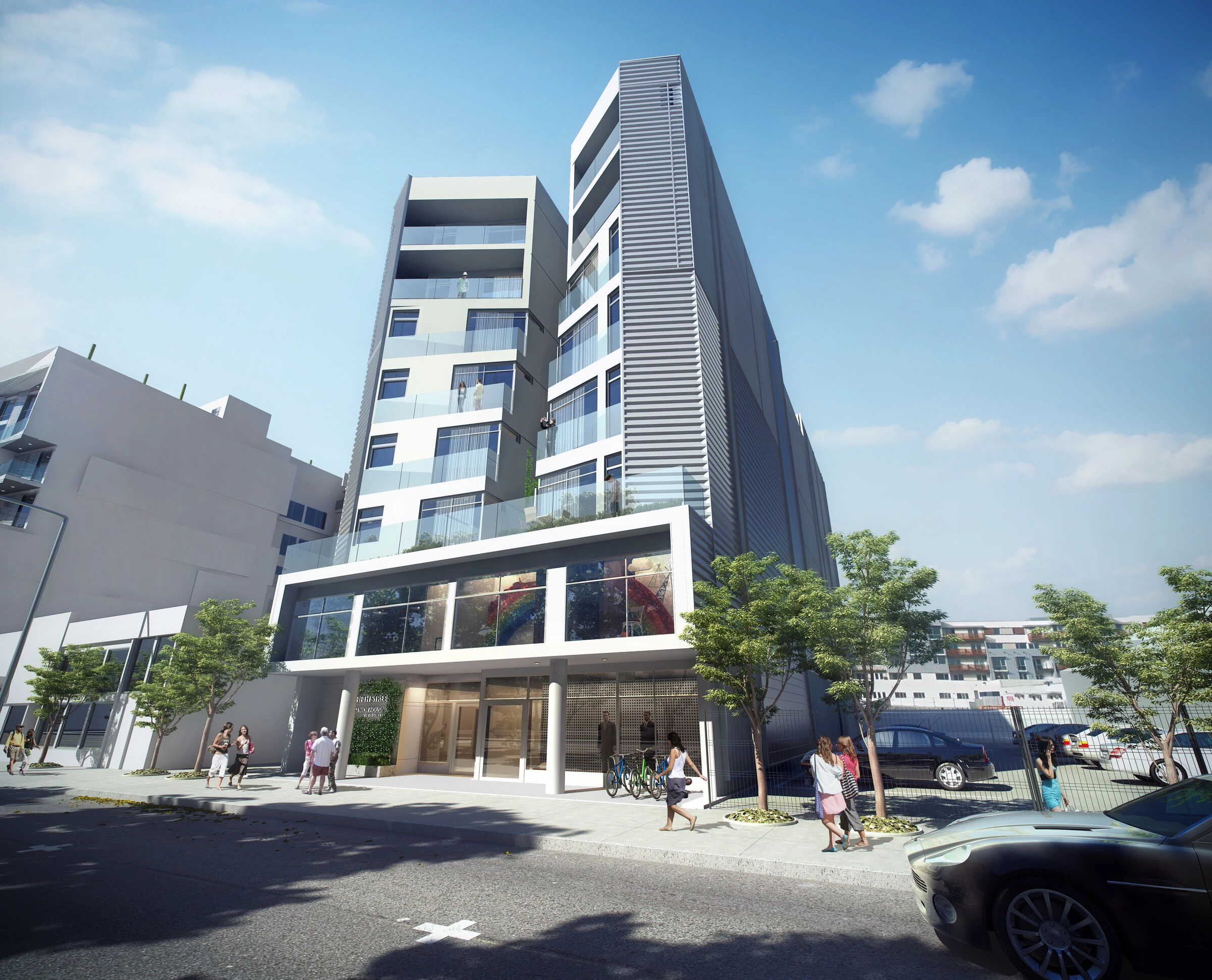 圣塔莫尼卡市中心的创新老年人住宅设计丨美国加利福尼亚丨Michael W. Folonis Architects-14