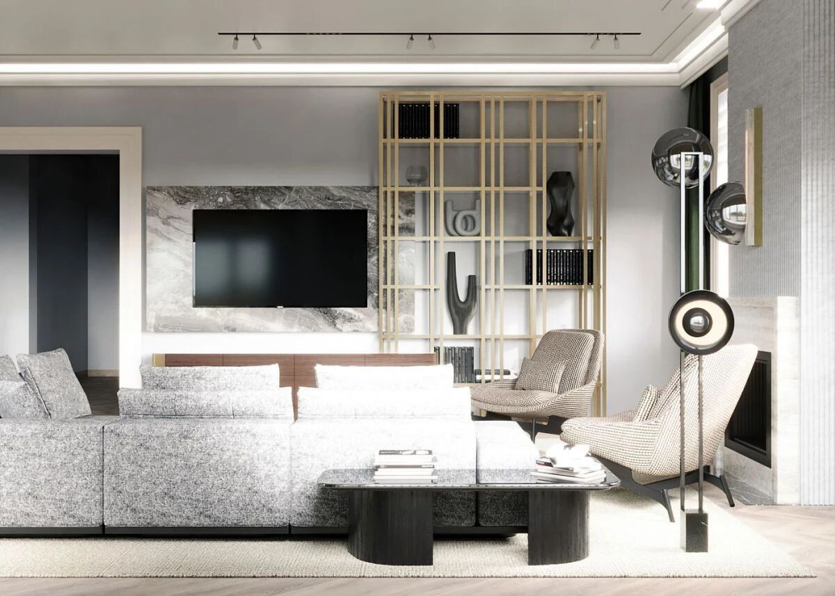 简约生活 莫斯科州现代住宅丨俄罗斯莫斯科丨Svetlana Herzen-33