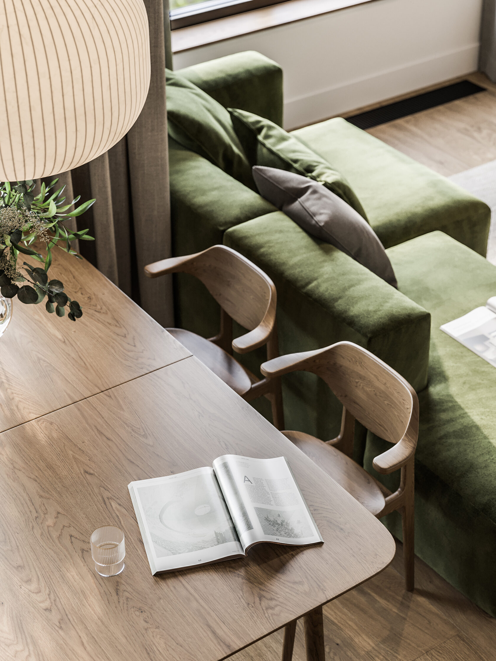 清爽原木风公寓设计 简洁的雅致！-2