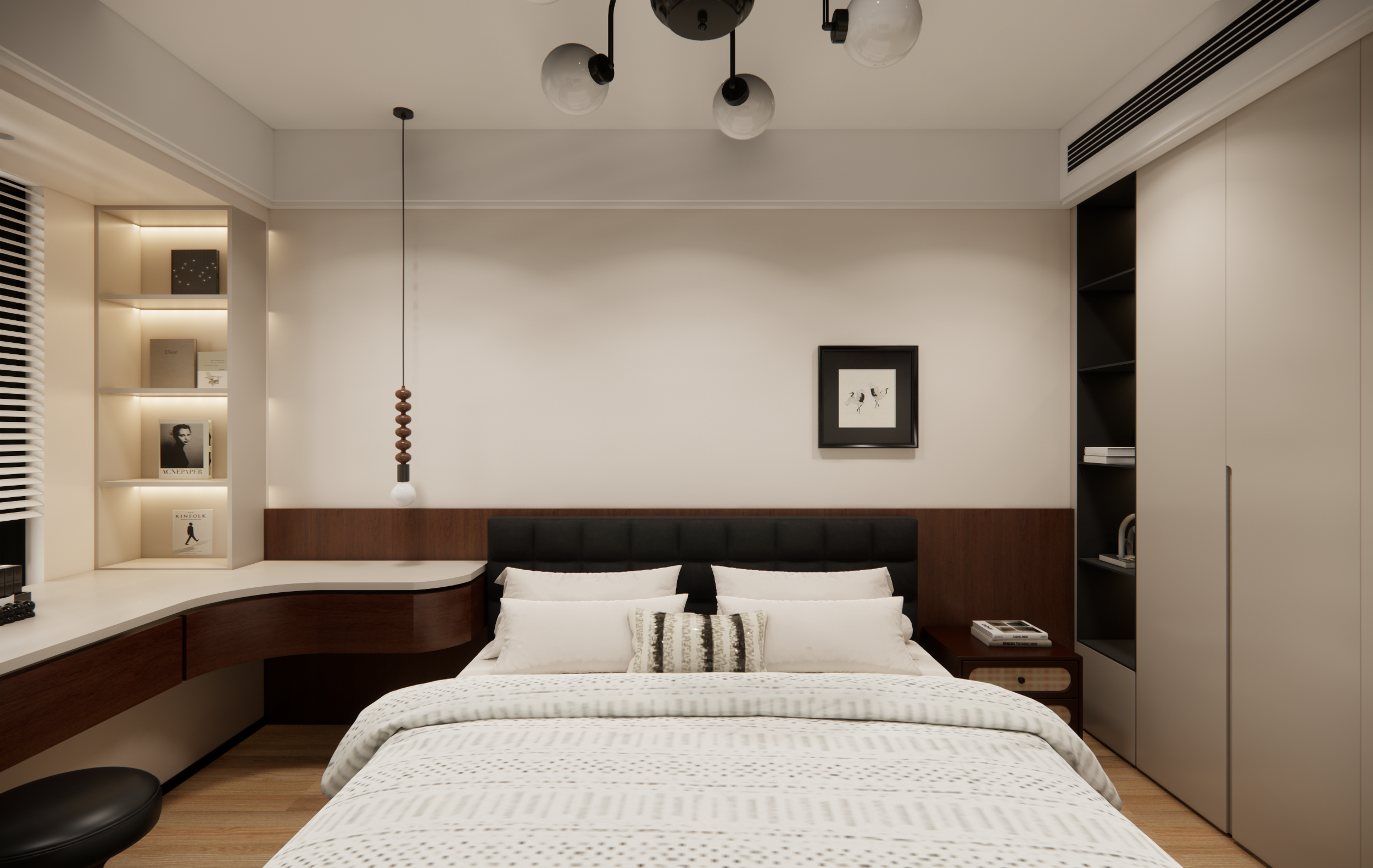 精装房改造  中古风的家丨中国上海-8