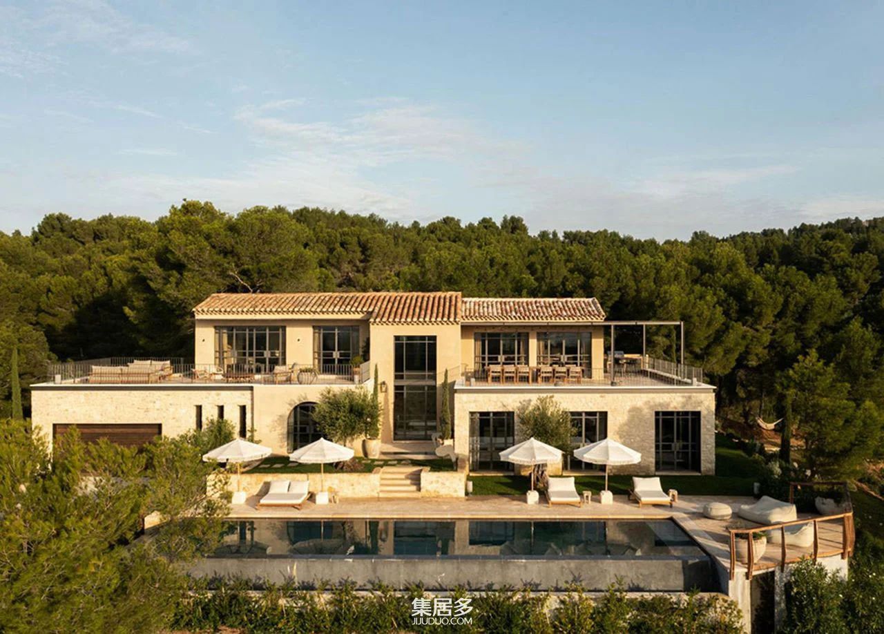 普罗旺斯山巅现代童话别墅丨法国-22