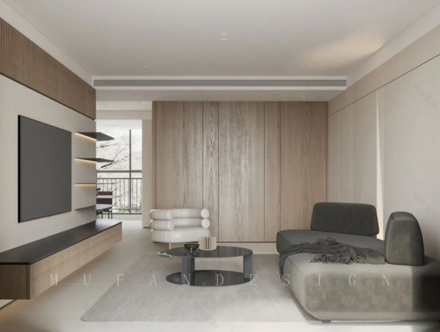 极简生活,宁静致远·上海某两居室公寓设计丨中国上海丨木梵设计-7