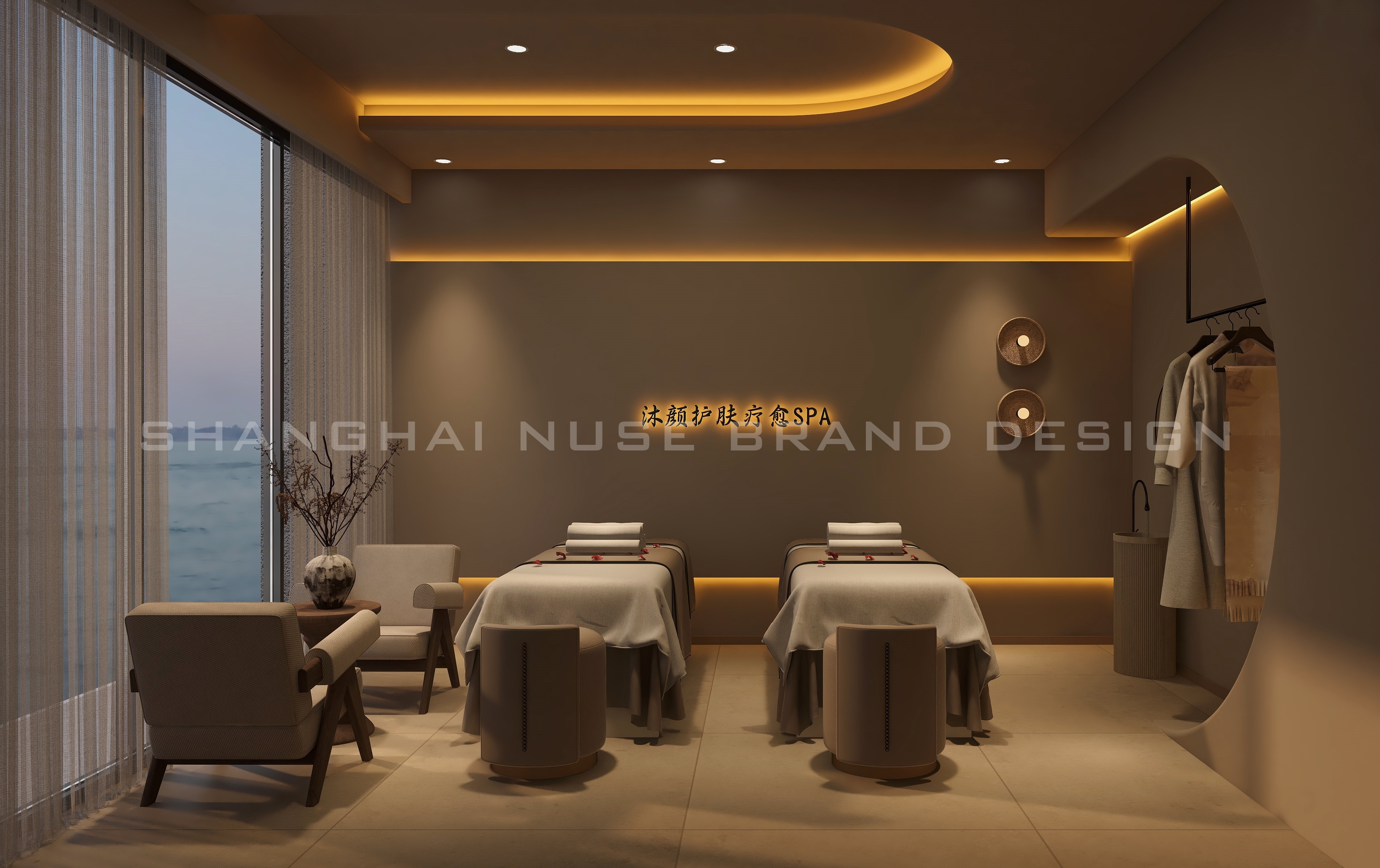 一曲禅意,半盏柔光 · 疗愈 SPA 空间设计丨木村空间设计有限公司-9