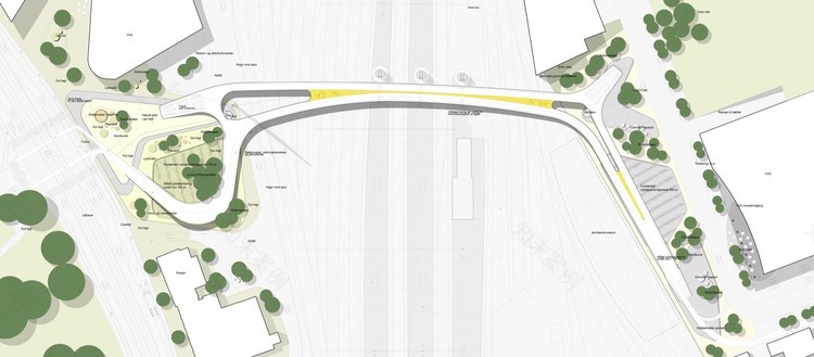 丹麦欧登塞市地标步行自行车桥(Byens Bro)-15