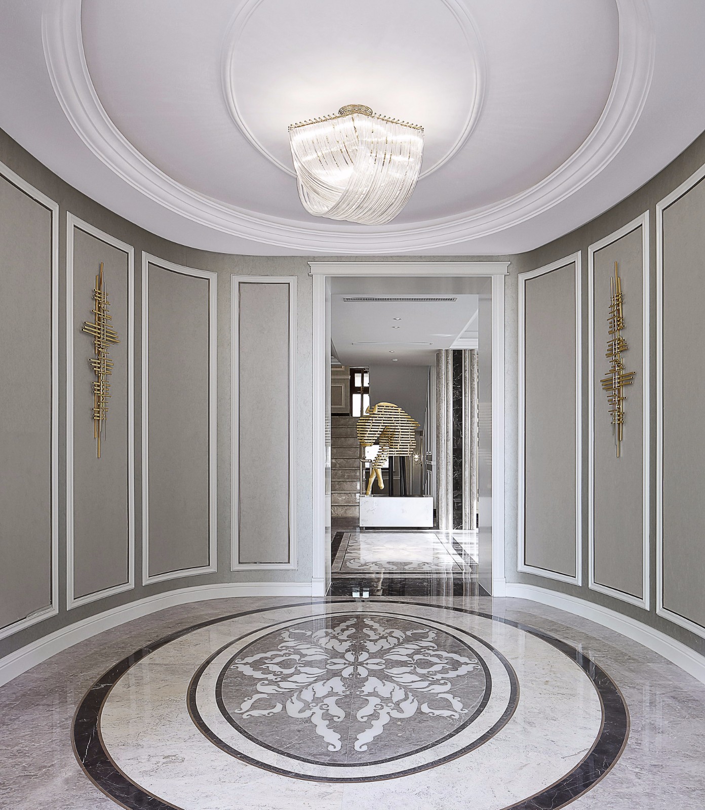 燕西华府43#小独栋样板间 | 天鼓装饰设计有限公司-10