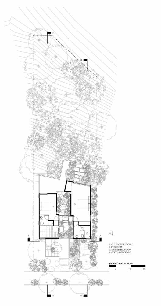 Redwood House 融入峡谷的现代住宅设计-45