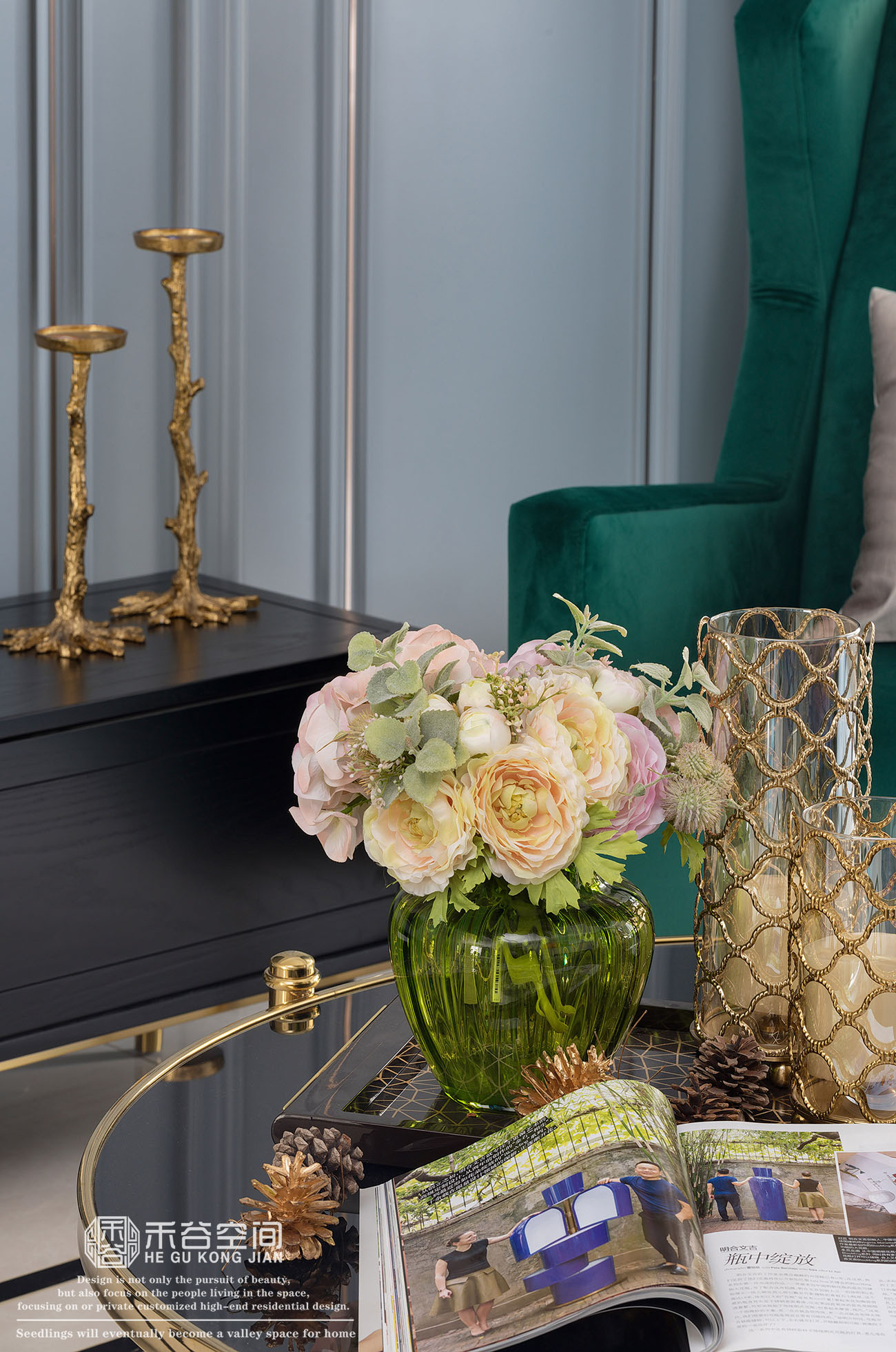 合肥世贸翡翠首府美式轻奢家居设计,打造舒适乌托邦世界-13